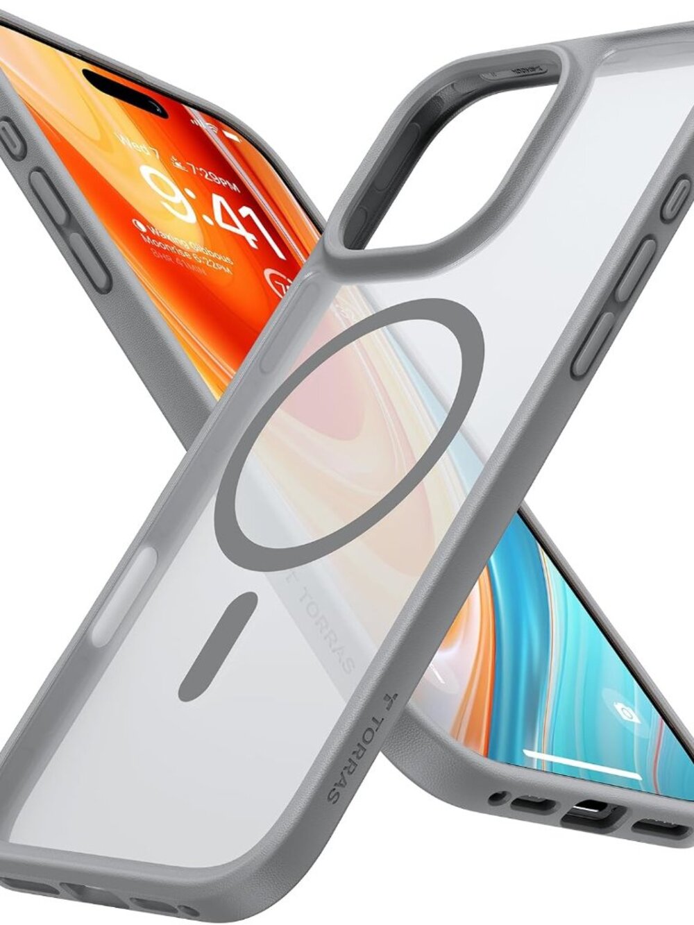 TORRAS Stronger Magnetic Case for iPhone 16 Pro, 12-FT Drop Protection